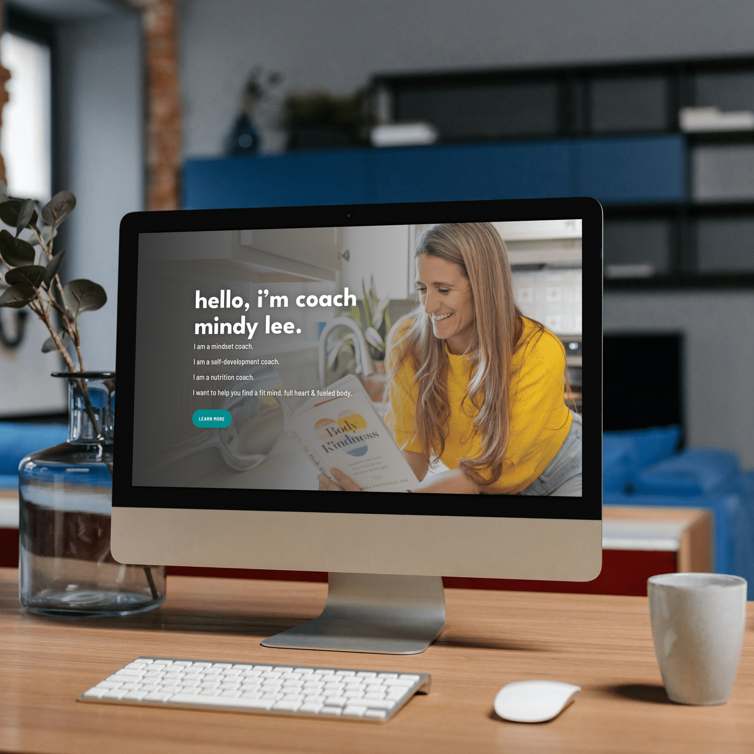 Coach Mindy Lee Website Design by Shelli Kay Creative